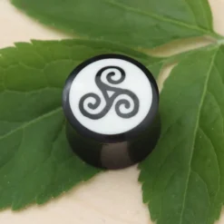 Ohrplug 14 mm Ohrpiercing Triskelion
