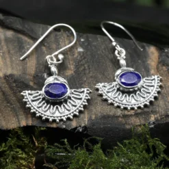 Ohrringe Lapislazuli Silber Ohrschmuck Steinschmuck Sterlingsilber