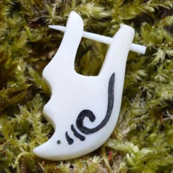Ohrring Knochen verziert Ohrschmuck (Paar)