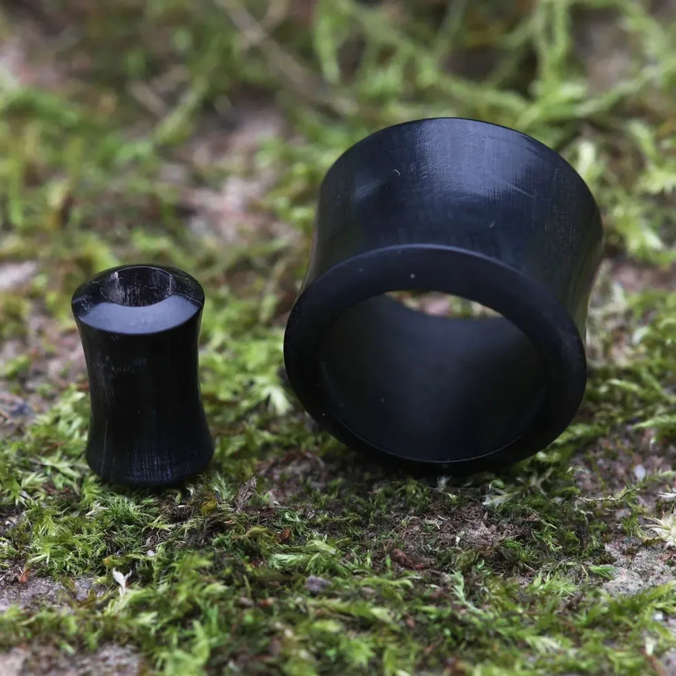 Ohrtunnel aus Horn Piercing Fleshtunnel