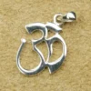 Om Schmuck Anhänger Meditation 925 Silber Kettenanhänger