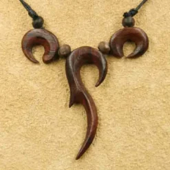 Onn Holz Schmuck Collier Fantasy