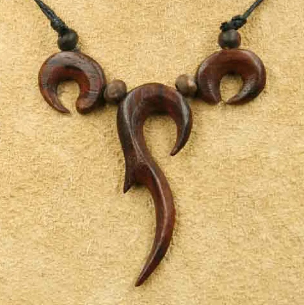 Onn Holz Schmuck Collier Fantasy