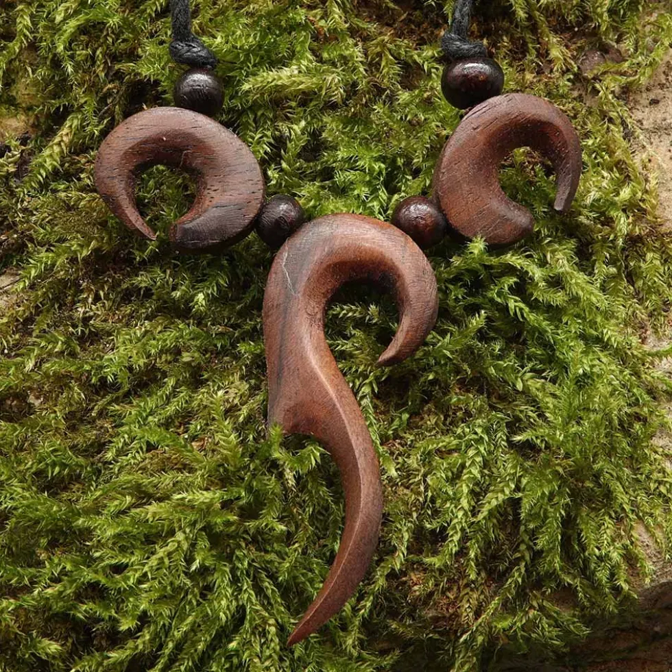 Onn Holz Schmuck Collier Fantasy