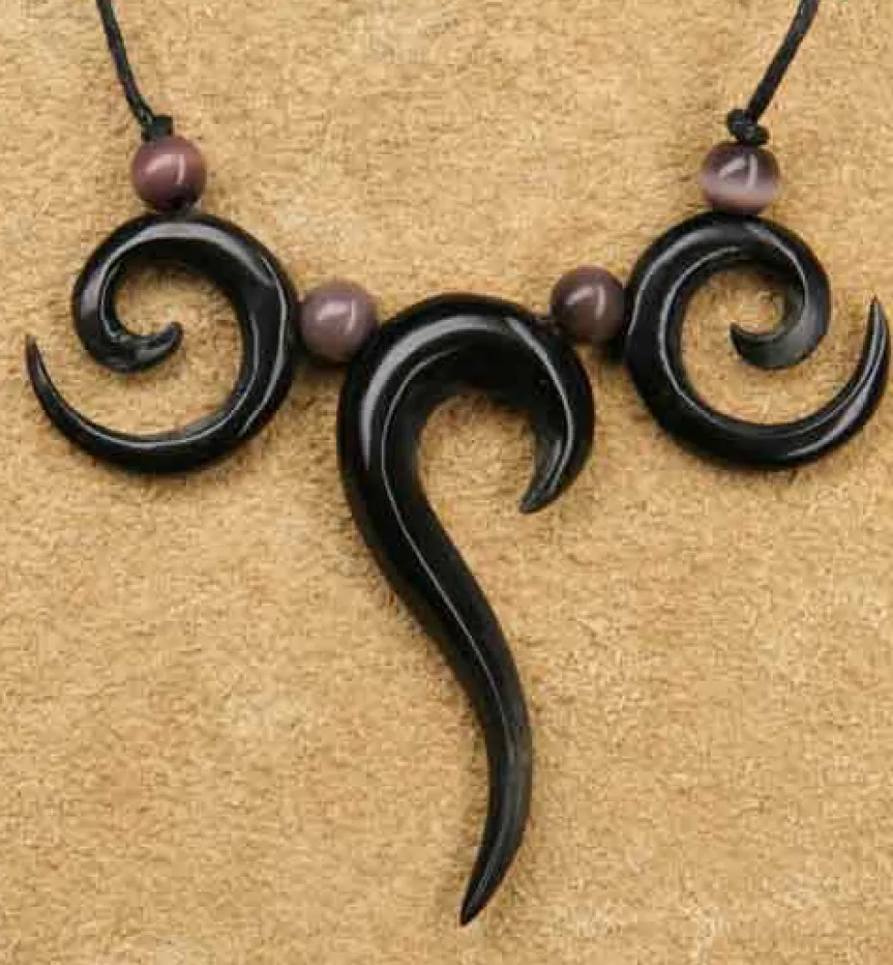 Onn Horn Collier Schmuck Horn Kunst handwerk