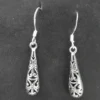 Ornament Silber Ohrschmuck Ohrhänger 925 Silber (Paar)