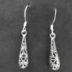 Ornament Silber Ohrschmuck Ohrhänger 925 Silber (Paar)
