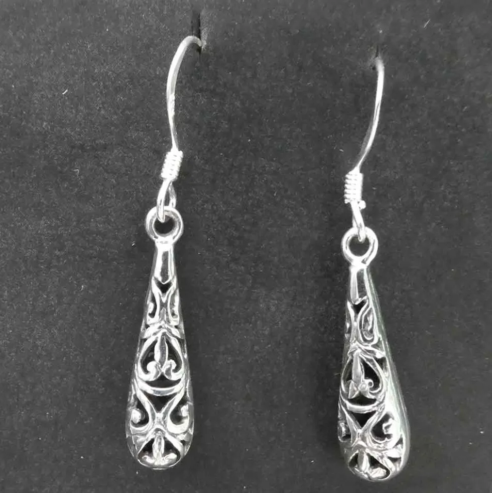 Ornament Silber Ohrschmuck Ohrhänger 925 Silber (Paar)