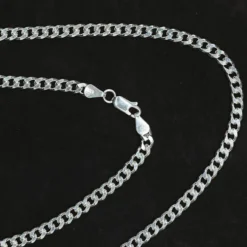 Panzerkette 5mm elegante Silberkette 925 Silber- Herren Halskette