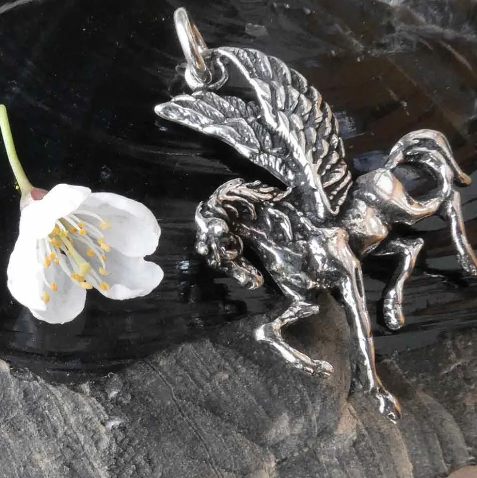 Pegasus Schmuck 925 Silber Kettenanhänger 925 Silber