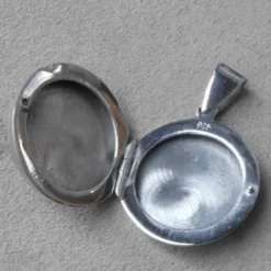 Pentagramm Anhänger Medaillon Schmuck Silber 925