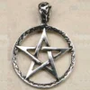 Pentagramm Schmuck Anhänger aus 925 Silber
