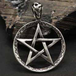 Pentagramm Schmuck Anhänger aus 925 Silber