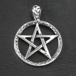 Pentagramm Schmuck Anhänger aus 925 Silber