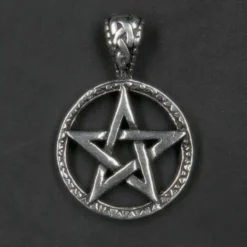 Pentagramm Schmuck Anhänger 925 Silber