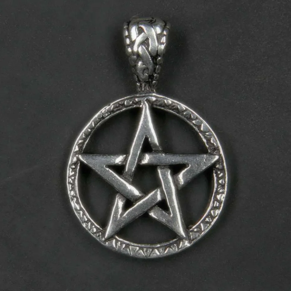 Pentagramm Schmuck Anhänger 925 Silber