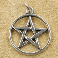Pentagramm Schmuck Anhänger Silberschmuck Drudenfuß 925 Silber