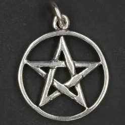 Pentagramm Schmuck Anhänger Silberschmuck Drudenfuß 925 Silber