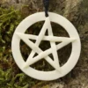 Pentagramm Schmuck aus Knochen Kette