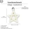 Pentagramm Schmuck aus Knochen Schmuck Kette
