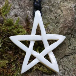 Pentagramm Schmuck aus Knochen Schmuck Kette