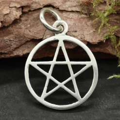 Pentagramm Schmuck Kettenanhänger 925 Silber Drudenfuß Schmuck Anhänger