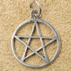 Pentagramm Schmuck Kettenanhänger 925 Silber Drudenfuß Schmuck Anhänger