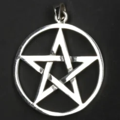 Pentagramm Schmuck Silber Ketten Anhänger 925 Silber