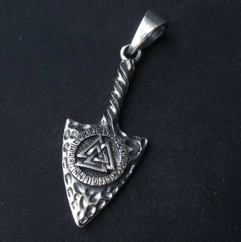 Pfeilspitze keltisch Schmuck Anhänger 925 Silber Kettenanhänger