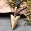 Pfeilspitze Schmuck Bronze Anhänger