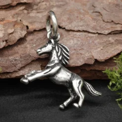 Pferd Schmuck Kettenanhänger 925 Silber