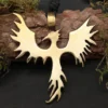 Phoenix Anhänger Schmuck Bronze Drachenschmuck