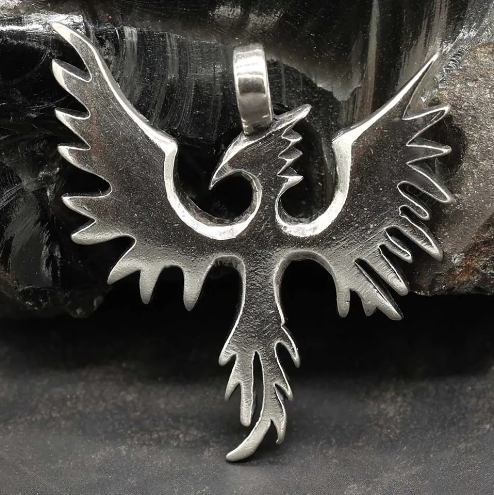 Phoenix Schmuck Anhänger aus Silber Kettenanhänger 925 Silber