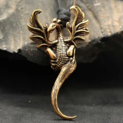 Phoenix Schmuck Bronze Anhänger