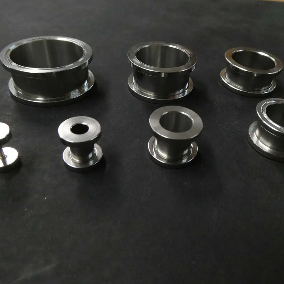 Piercing Ohr Tunnel Schmuck Edelstahl 1,2 - 26mm