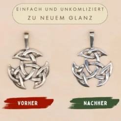 Poliertuch Silberputztuch - Schmuck Reinigungstuch Pflege