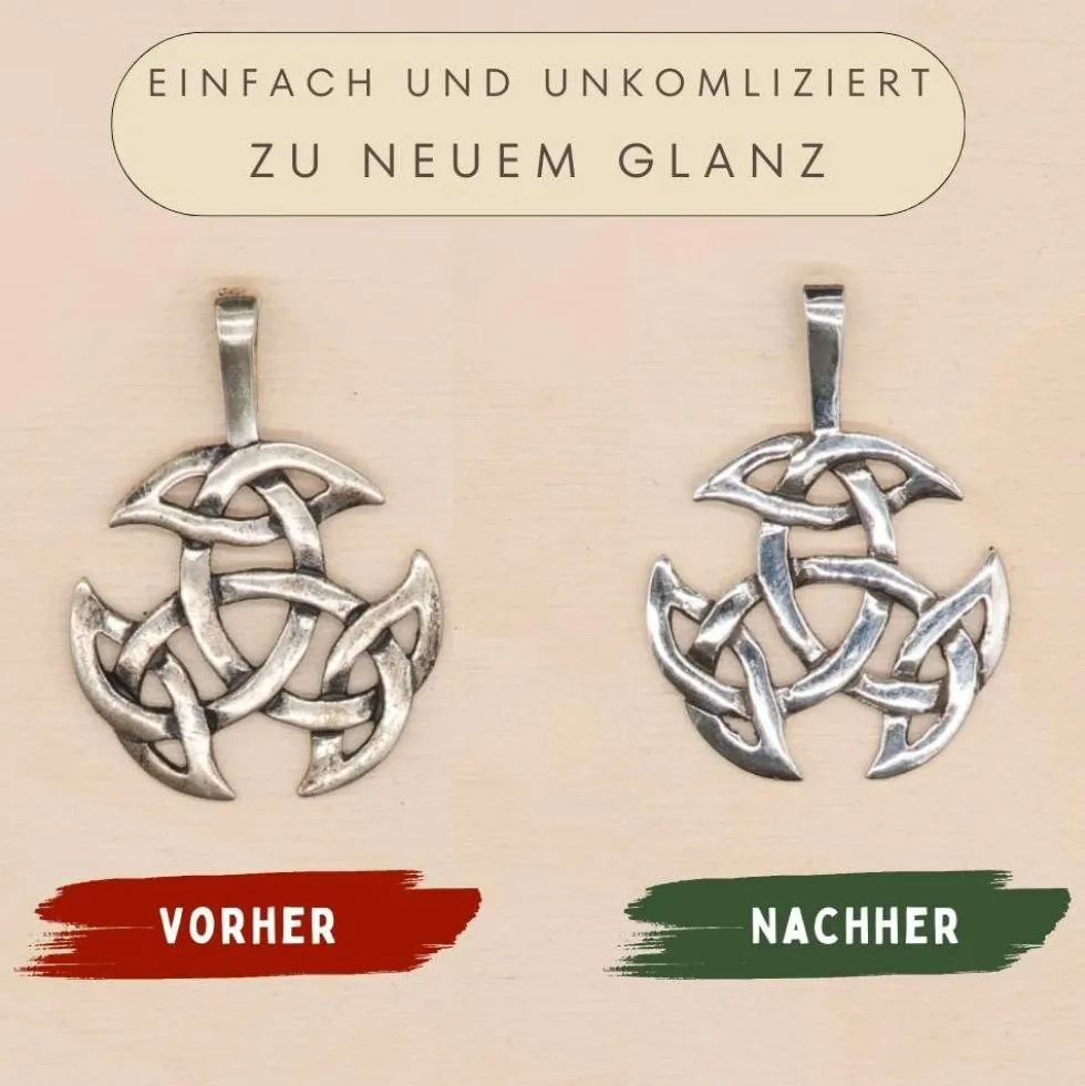 Poliertuch Silberputztuch - Schmuck Reinigungstuch Pflege