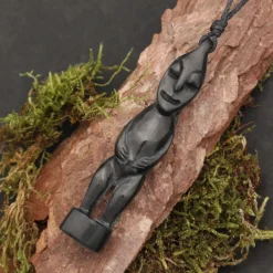 Primitiv Schmuck Hornschmuck Anhänger Kette
