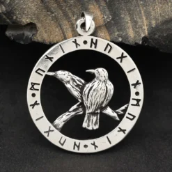 Raben Odins Schmuck Anhänger 925 Silber