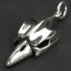 Rabenschädel Silberschmuck Anhänger Gothic 925 Silber