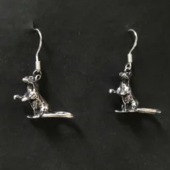 Ratte Ohrringe Schmuck Ohrhänger 925 Silber Paar