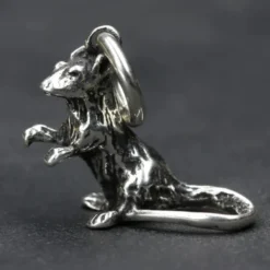 Ratte Schmuck Anhänger 925 Silber