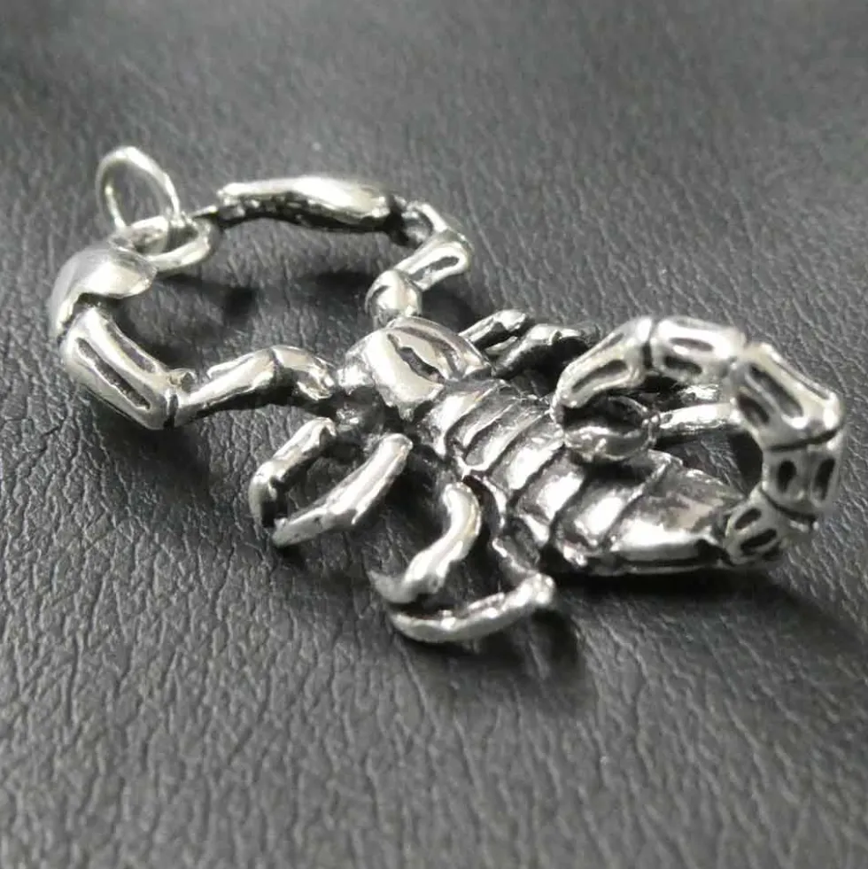 Riesiger Skorpion 925 Silber Schmuck Anhänger Scorpion