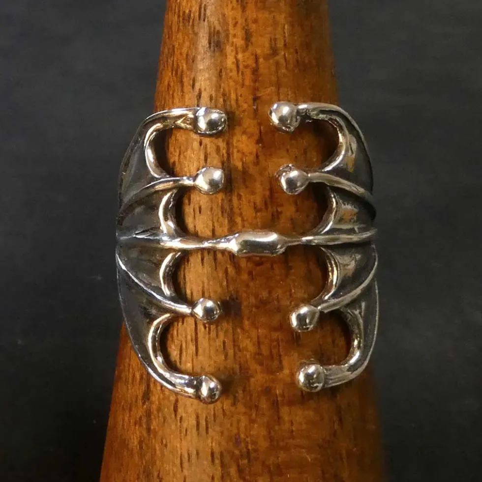 Ring Fledermaus Flügel Silber 925/001