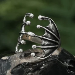 Ring Fledermaus Flügel Silber 925/001