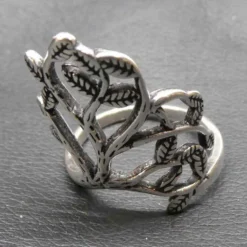 Ring Schmuck Zweig Design edel Silbering 925 Silber