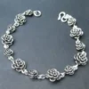 Rosen Armband Sterlingsilber Länge: 19cm 925 Silber