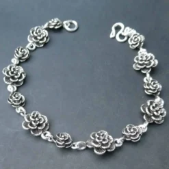 Rosen Armband Sterlingsilber Länge: 19cm 925 Silber