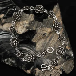 Rosen Armband Sterlingsilber Länge: 19cm 925 Silber