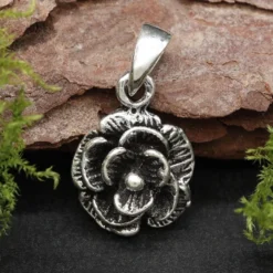 Rose Schmuck Kettenanhänger 925 Silber